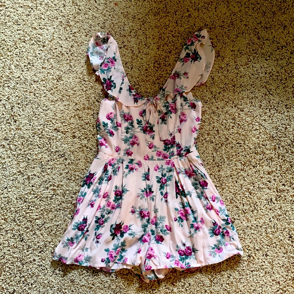 Abercrombie & Fitch ruffle romper. New with tags.
